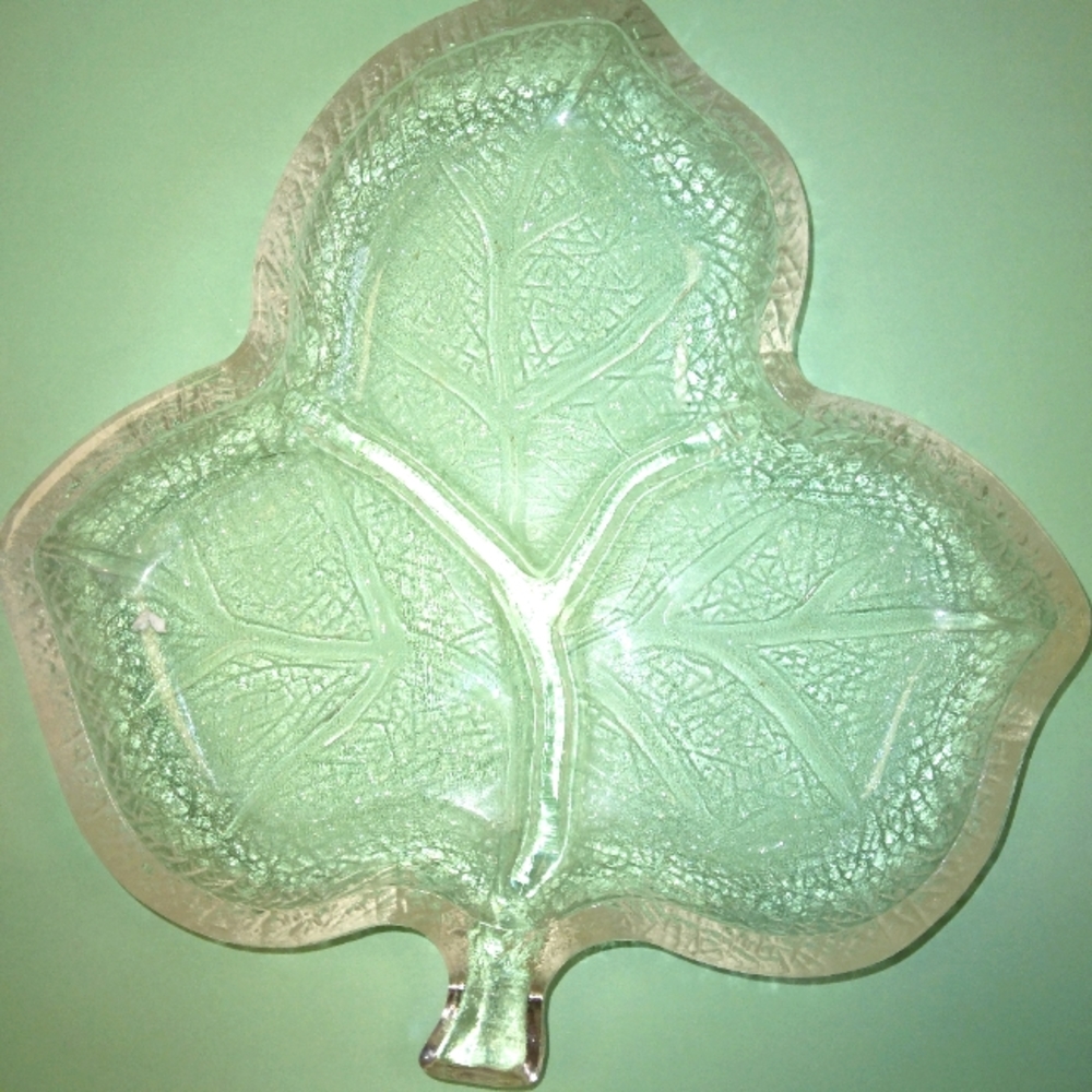 Vintage Pressed Leaf Dish